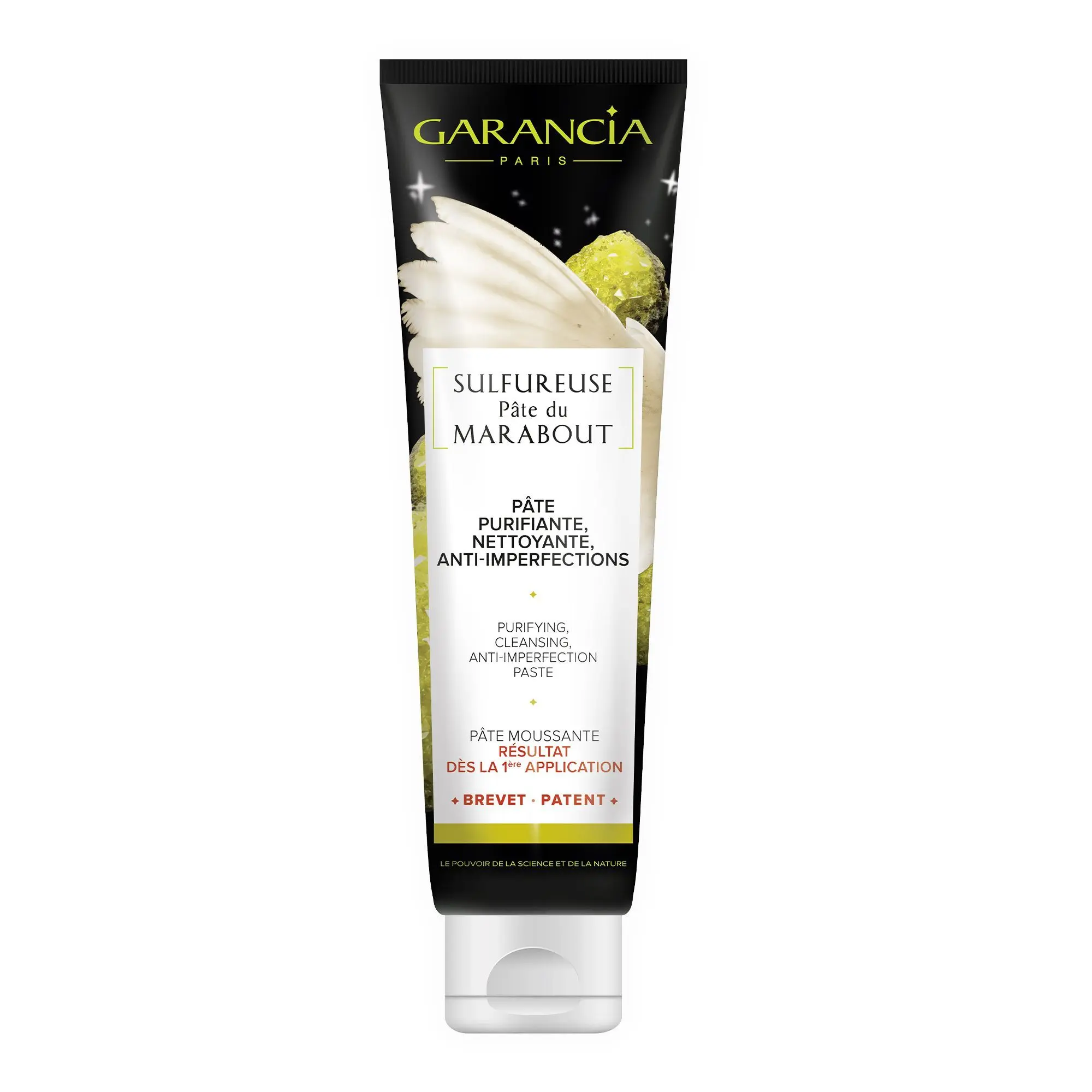 Garancia - Sulfureuse pâte du marabout Pâte Purifiante, Nettoyante, Anti-Imperfections 150ml - Soin Visage