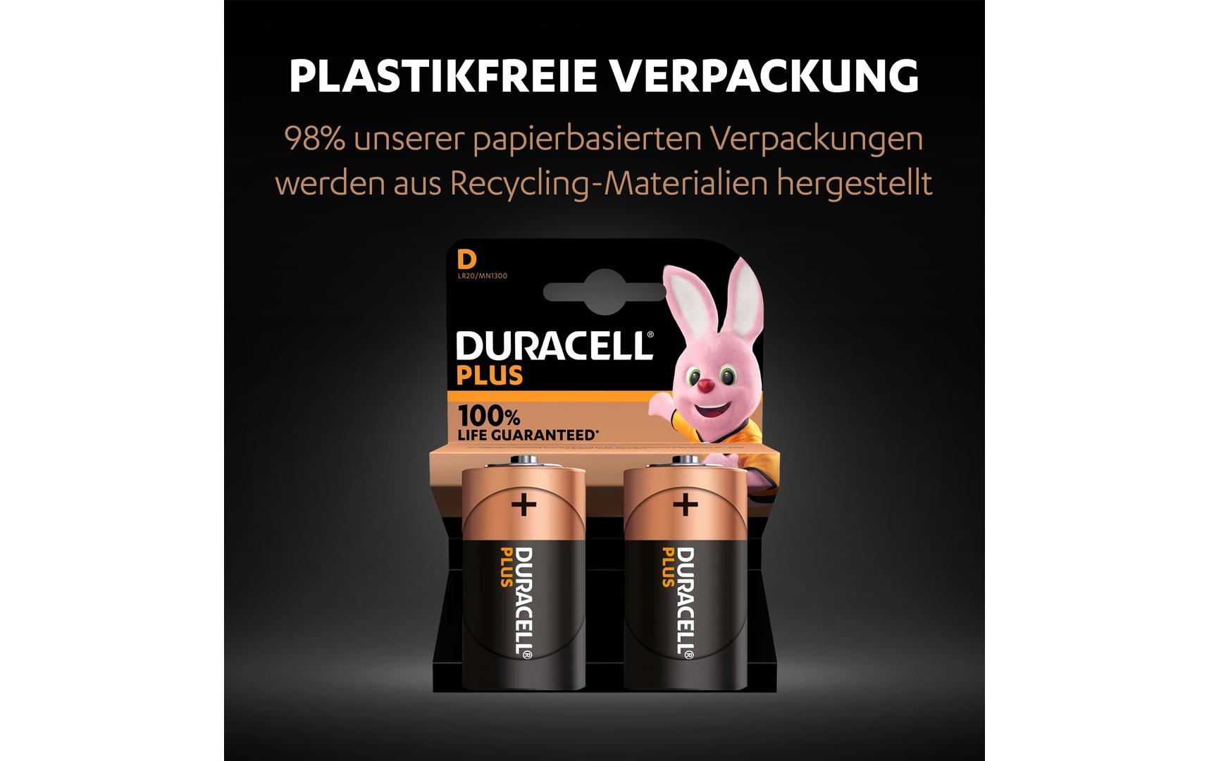 Batterie Plus Power D , 2 Stück2 Stück