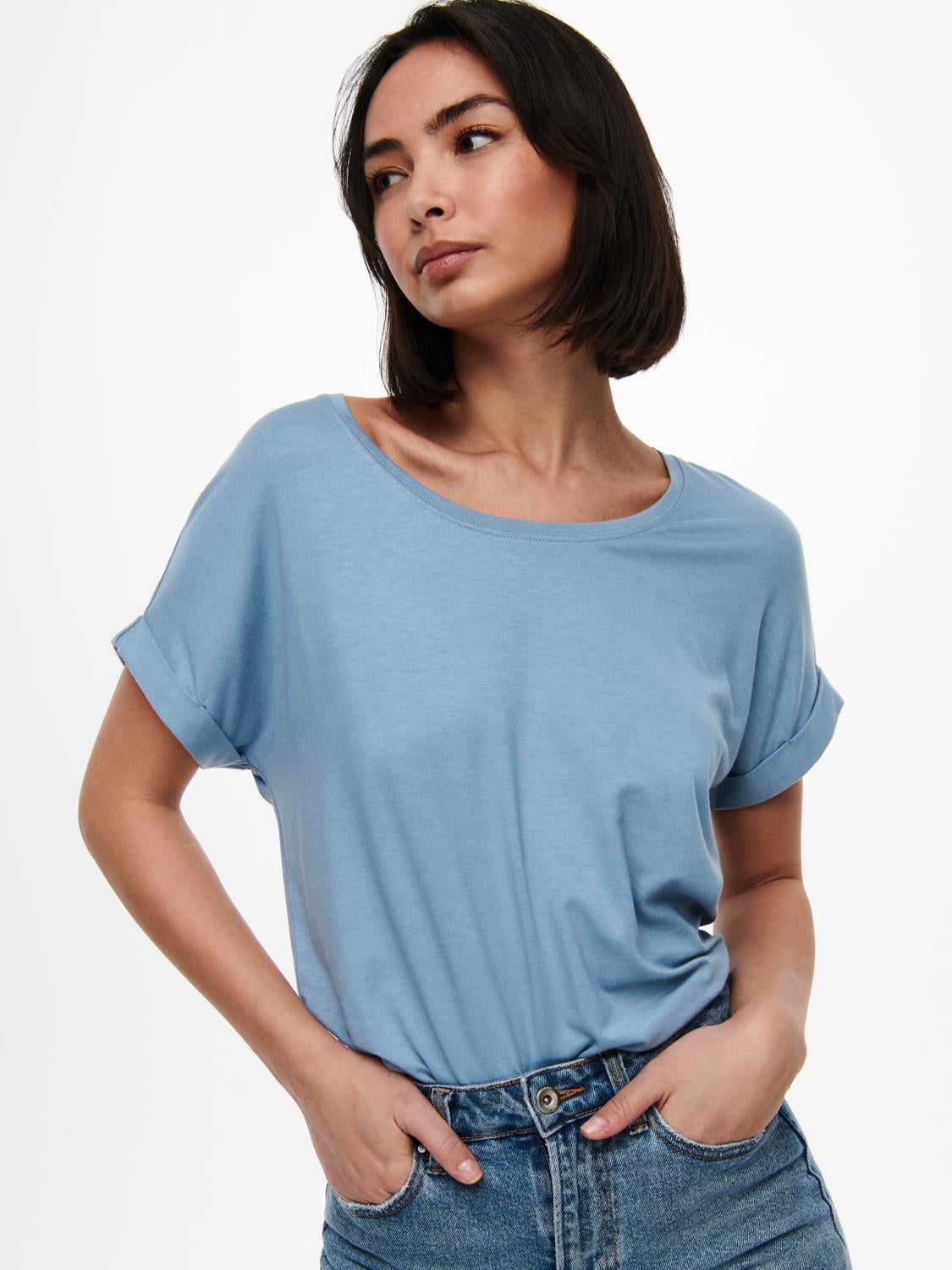 ONLMOSTER Top Faded Denim
