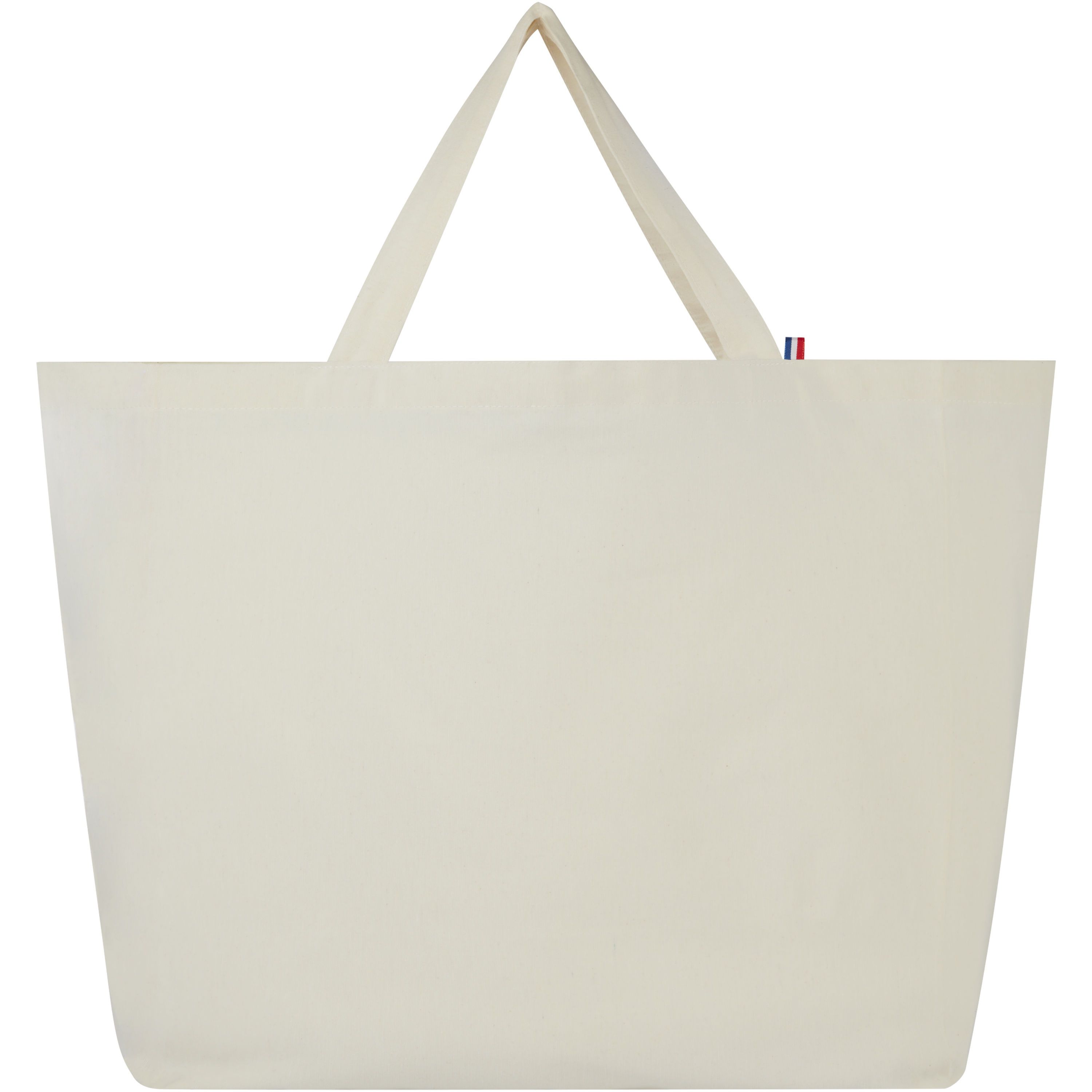 EgotierPro 120696 - Sac shopping Cannes en tissu recyclé de 200 g/m2 10L