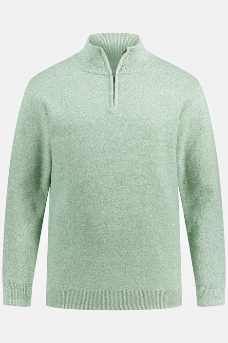 Strick Troyer, Stehkragen, Zipper