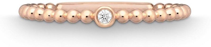 Quinn - Ringen - Roze Goud - 750/- 18 Karaat