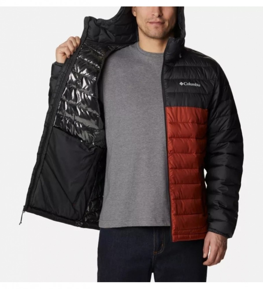 Columbia Chaqueta com capucha Powder Lite vermelho