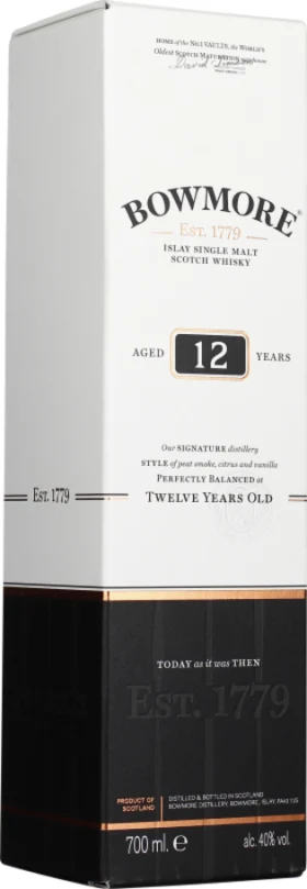 BOWMORE 12 YEARS SINGLE MALT 70CL