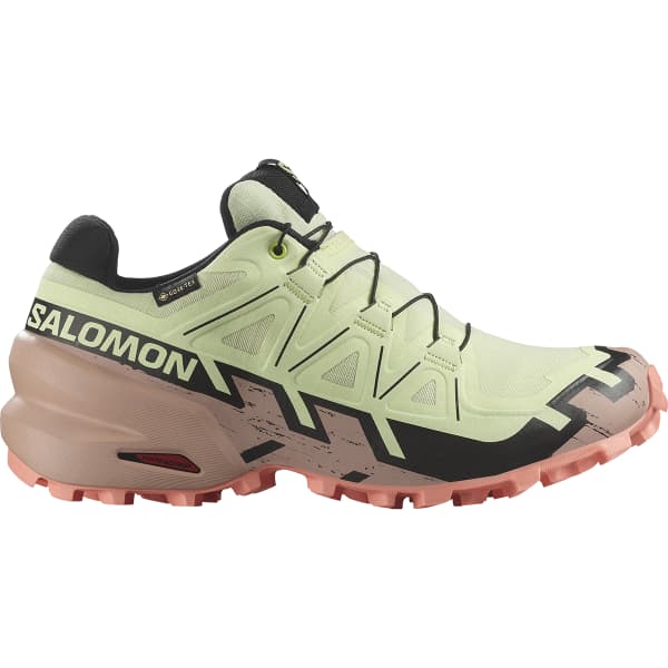 Chaussure trail SALOMON SPEEDCROSS 6 GORE-TEX W LIME CREAM/MAHOGANY ROSE/BLACK