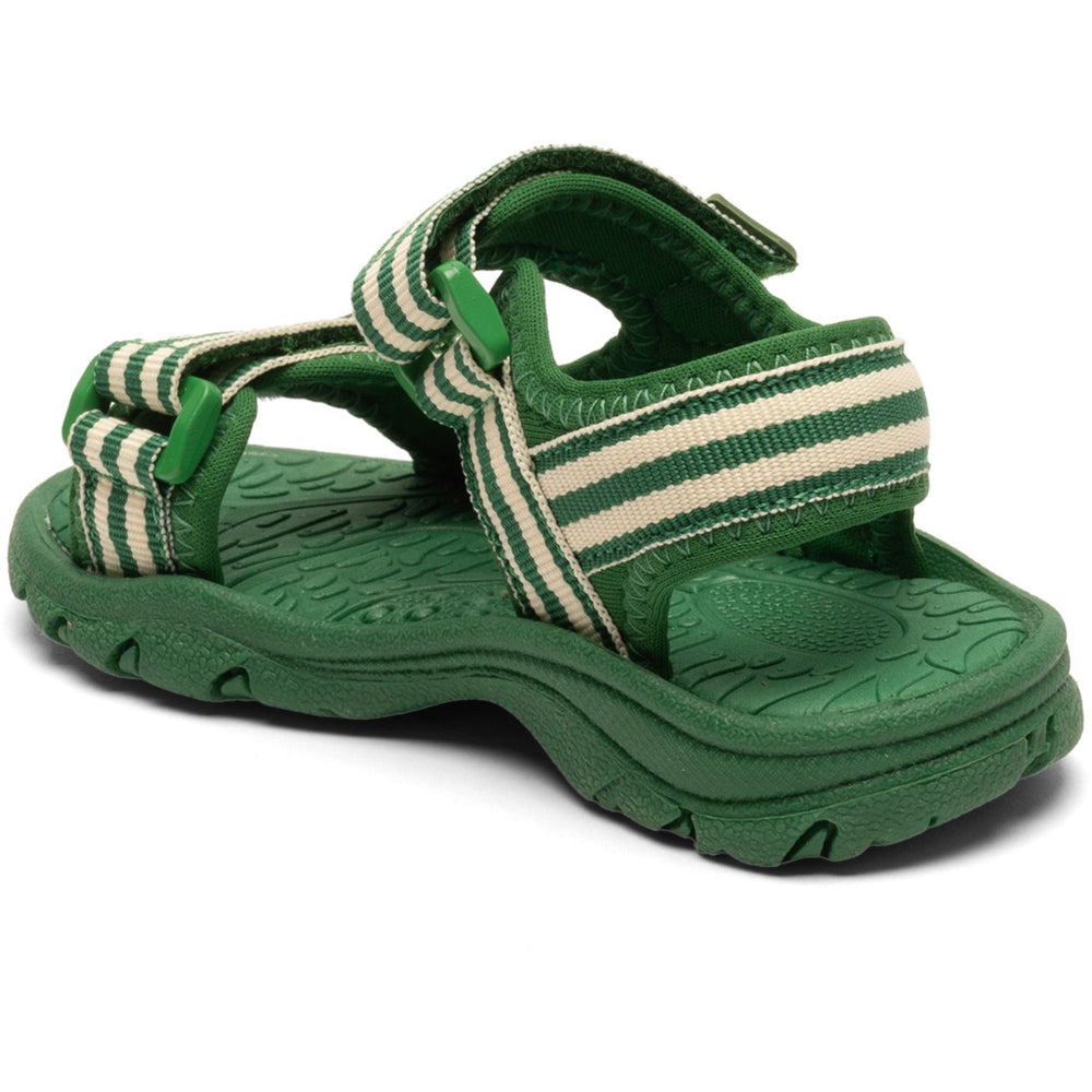 Køb Bisgaard Emerald Green Stripes Trine Kjær X Addie Sandal