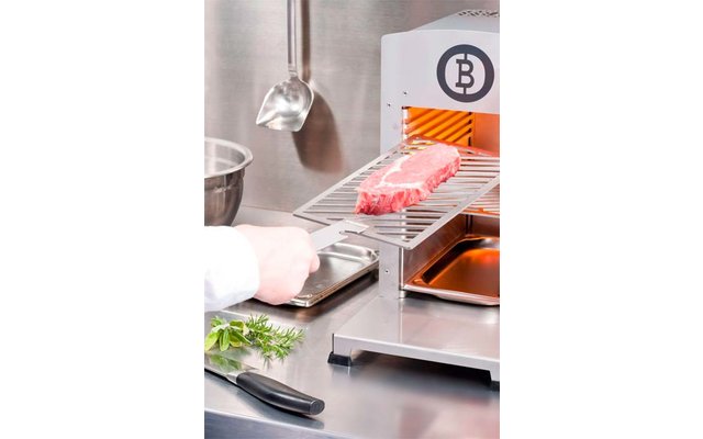 Beefer Grillrost Edelstahl für Grill One / Pro / Chef / E-Beefer 26,5 x 16 x 0,3 cm