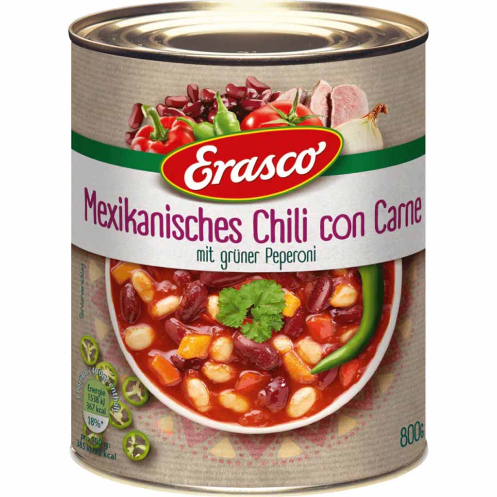 Erasco Eintopf Mexikanisches Chili con Carne 800g MHD:30.12.26