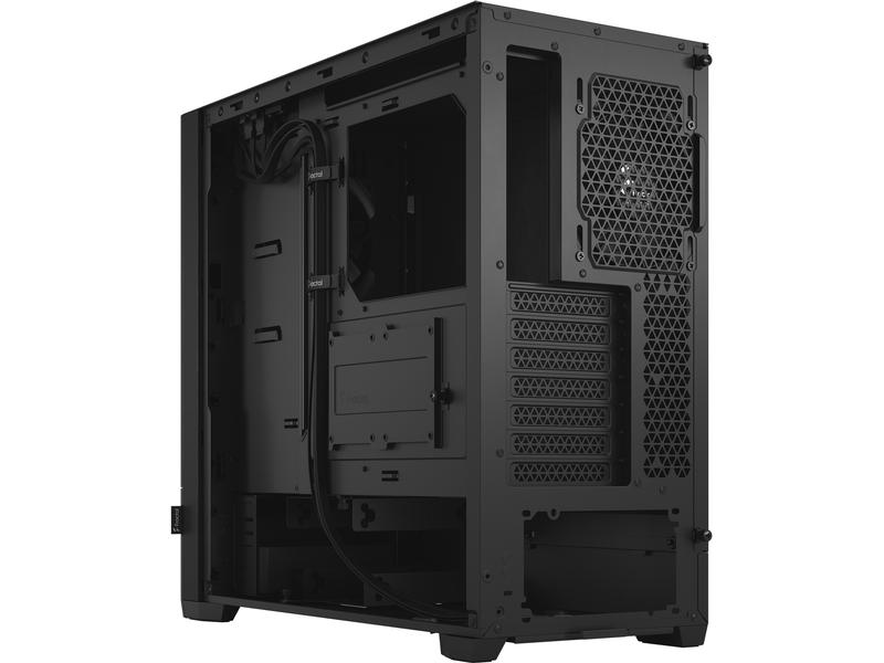 Fractal Design PC-Gehäuse Pop Silent Solid Schwarz Kompaktes Midi-Tower-Gehäuse
