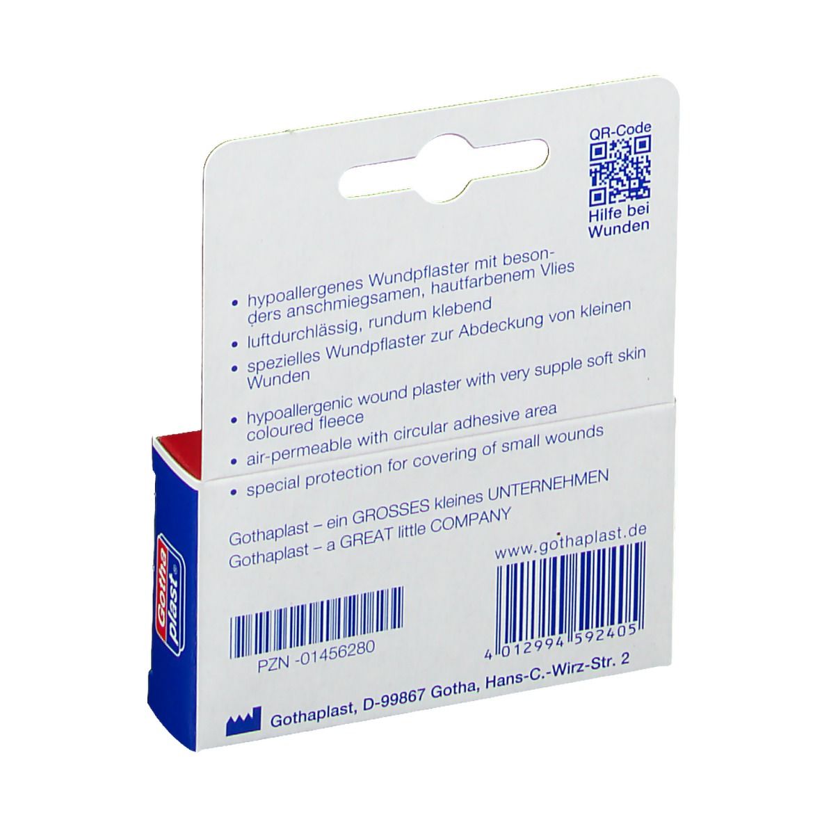 Gothaplast® Wundpflaster soft Vlies (hypoallergen) 2,5 cm Durchmesser