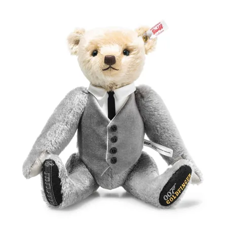Steiff Teddybär James Bond Goldfinger mit Musikwerk, 30 cm