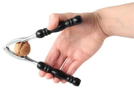 Fackelmann Nussknacker 17cm Holzgriff schwarz