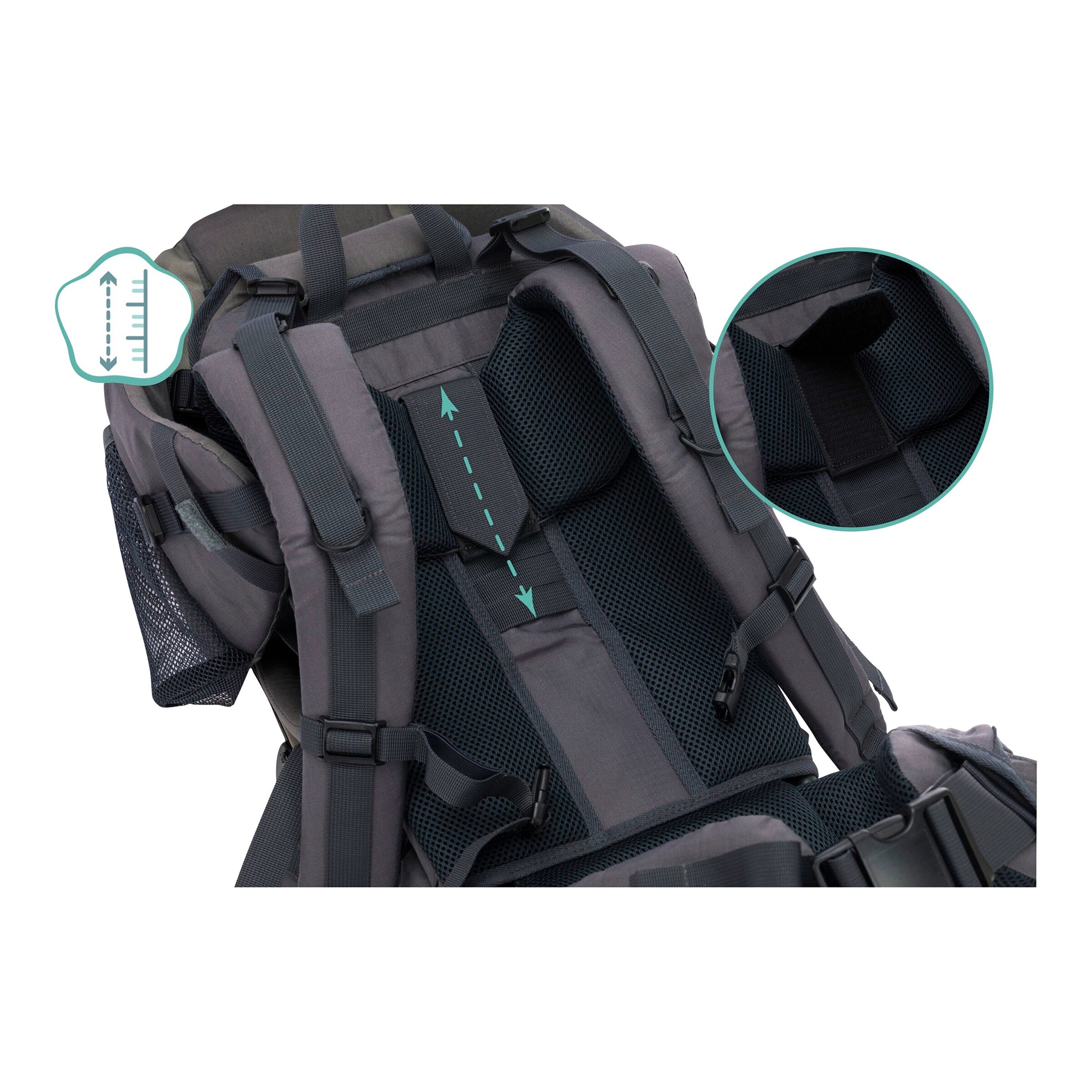 Fillikid Rückentrage Elite grau