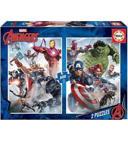 Educa Puzzlespiel - 2x500 Teile - Avengers