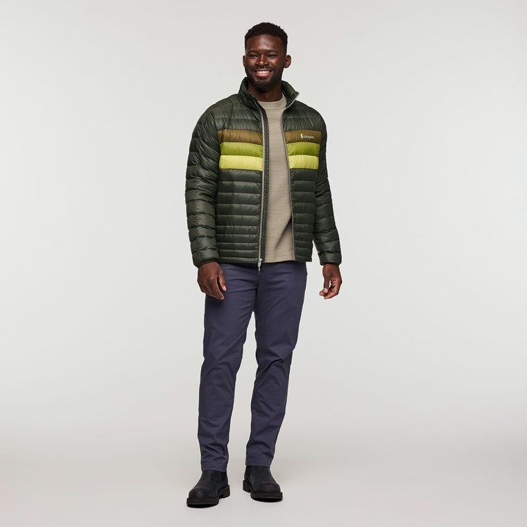 Cotopaxi Fuego Down Jacket Woods Stripes