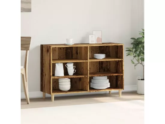Buffet vieux bois 103,5x35x70 cm bois d'ingénierie