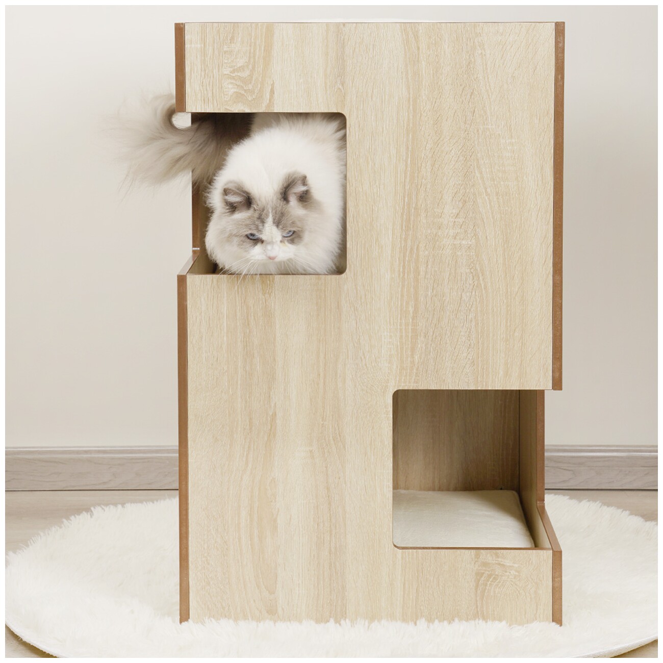 Canadian Cat Company Katzenturm Cat Castle beige