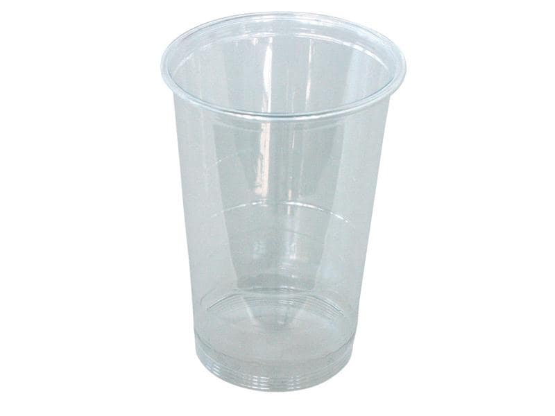 Haushaltsware Einwegbecher 200 ml, 50 Stück, Transparent Becher für Kaltgetränke