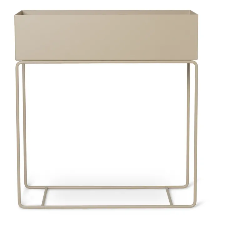 Ferm Living Jardinière sur pied en métal  | Beige