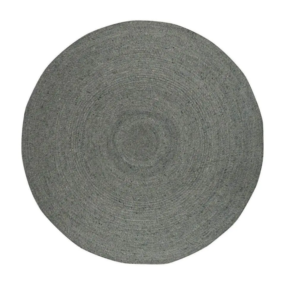 Interieur05 rond vloerkleed Gapo groen - 220 x 220 cm