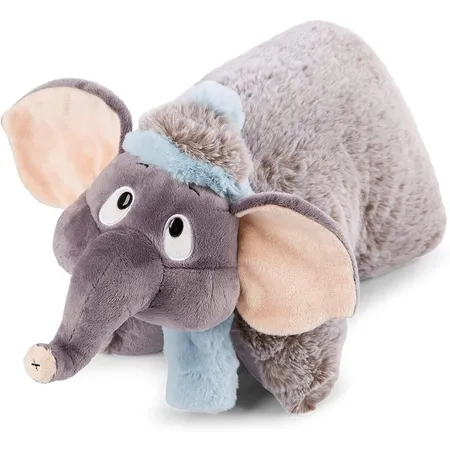 NICI 47295 - Wild Friends Elefant Amadou, Plüschtier, Kuschelkissen, 40x30 cm