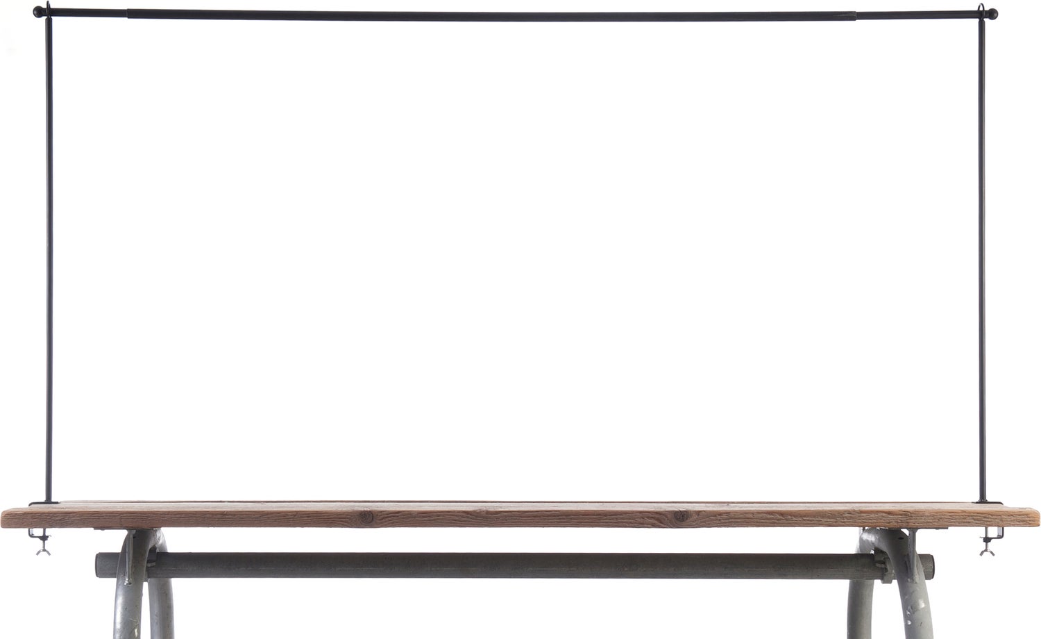 Van der Leeden tafelklem zwart 140 - 250 x 97 cm