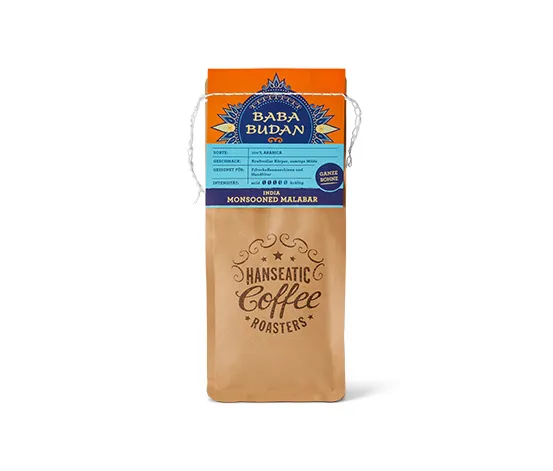 Hanseatic - Baba Budan Filterkaffee - 250 g Ganze Bohne
