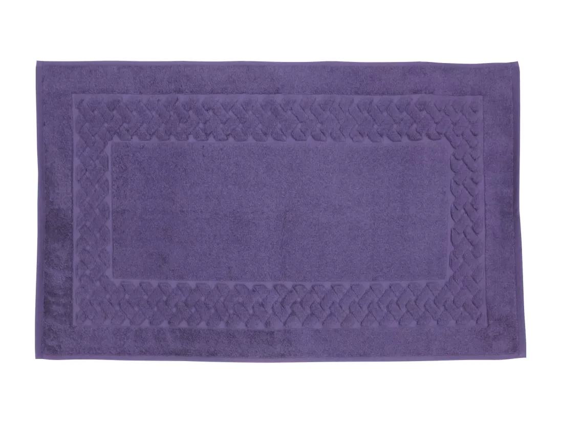 Tapis de bain 50x80 cm ROYAL CRESENT Prune 850 g/m2