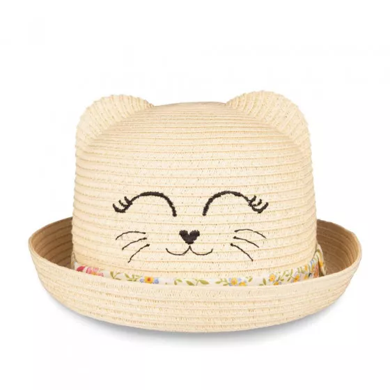 Chapeau BEIGE LOVELY SKULL
