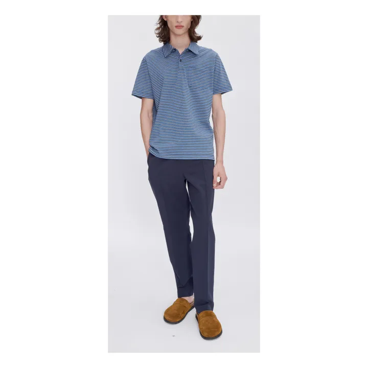 A.P.C. Pantalon Elastiqué Joaquin Coton | Bleu marine