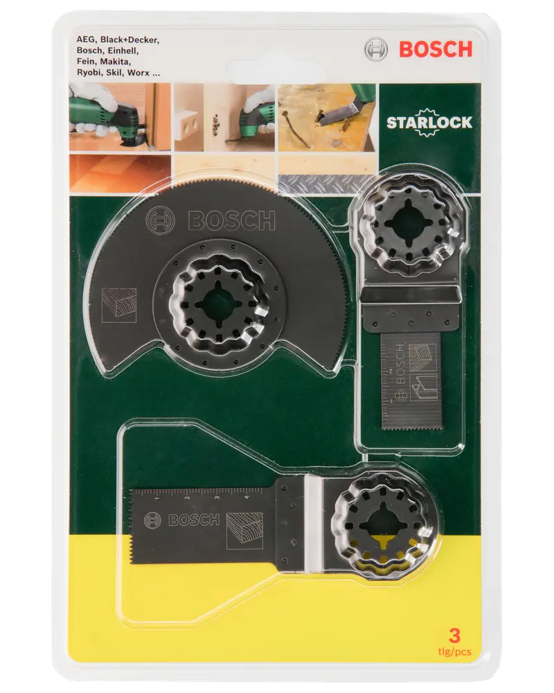 Bosch Multimaskinetilbehør 3 dele