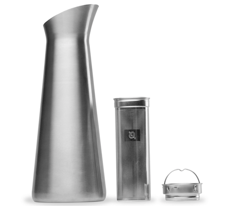 Pichet isotherme + filtre à thé Inox 1L - QWETCH