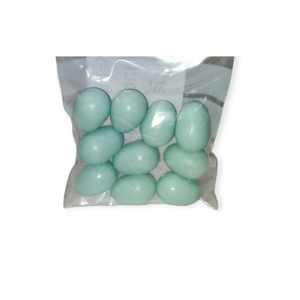 10 œufs artificiel en plastique ø 1.6 cm pour canari