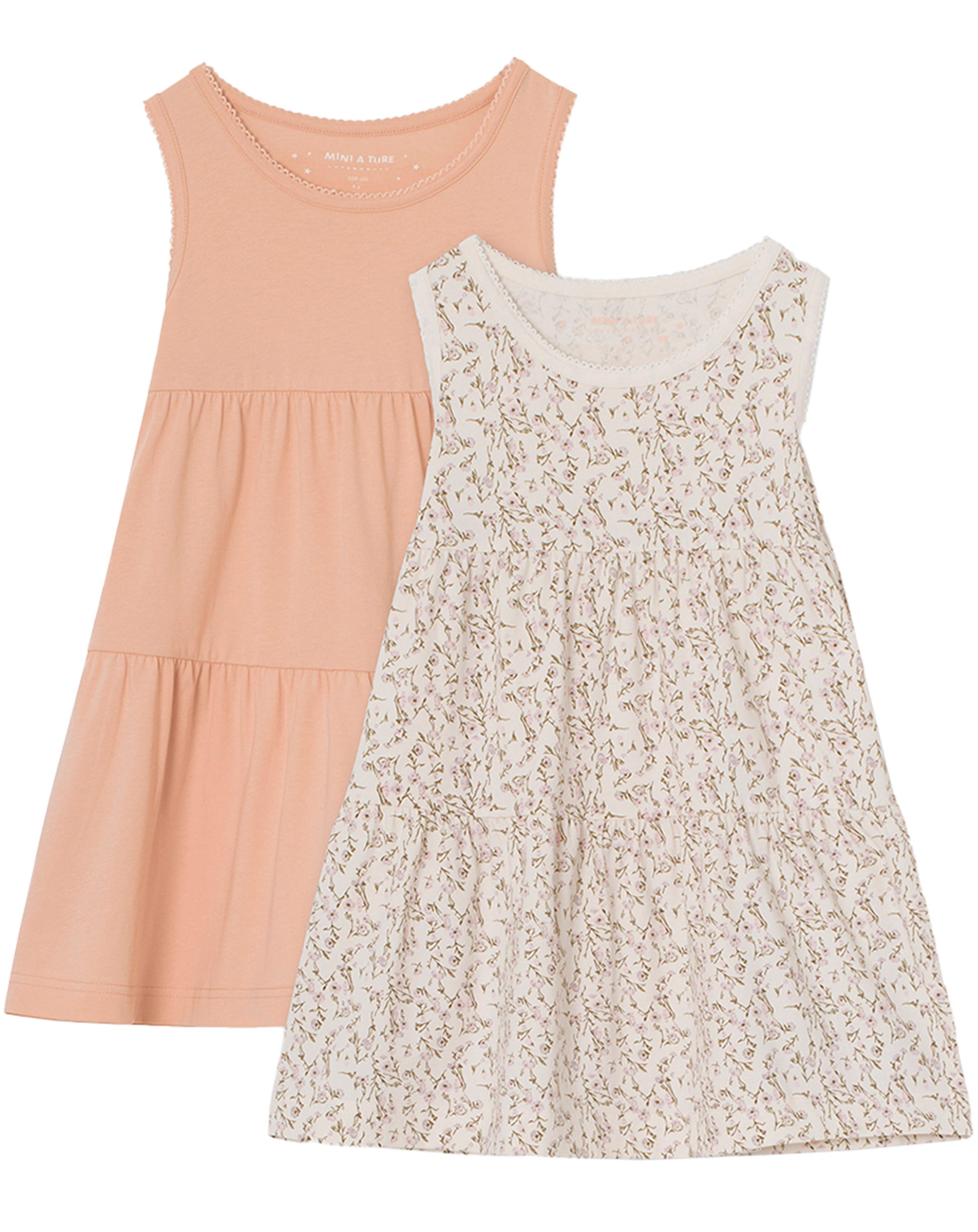 Trägerkleid MATALIDA 2er Pack in mauve chalk
