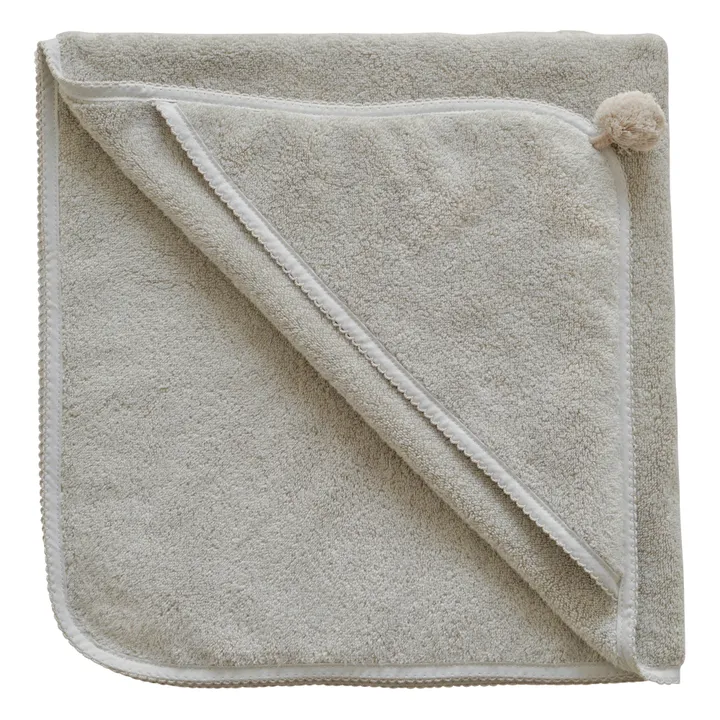 garbo&friends Cape de bain en coton | Vert pâle