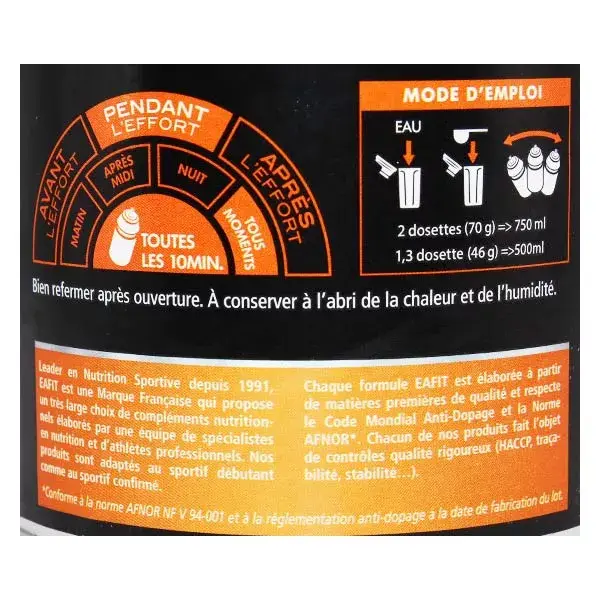Bebida Energética Eafit -3H Sabor Laranja Sanguínea 500g