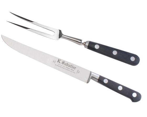 Service à Découper Courbe - coffret présentation Couteaux de cuisine professionnel