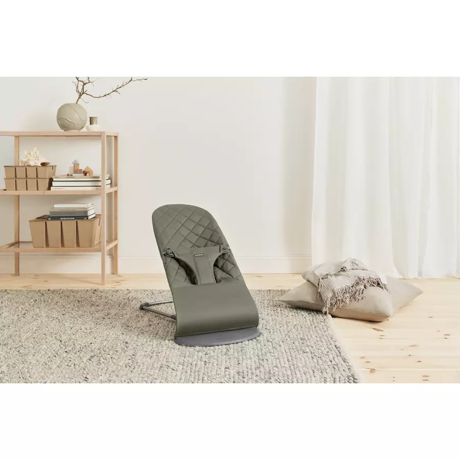 BABYBJÖRN Babywippe Bliss Cotton Dunkelgrün