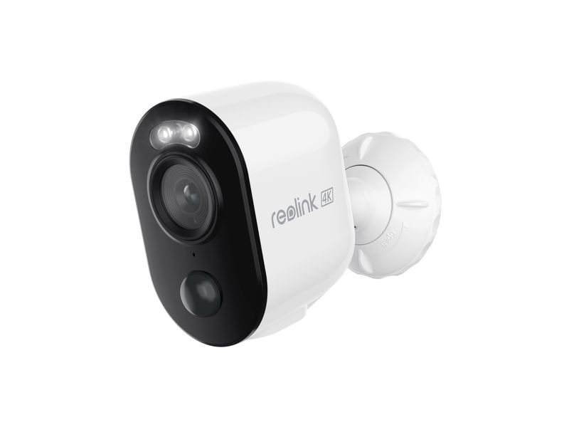 Reolink Netzwerkkamera B350 Weiss Smarte 4K 8MP Standalone Akku Kamera mit 5/2.4 GHz Dualband-WLAN und Farbnachtsicht
