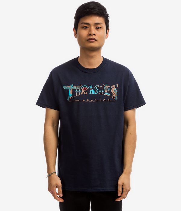 Thrasher Hieroglyphic T-Shirt (navy)
