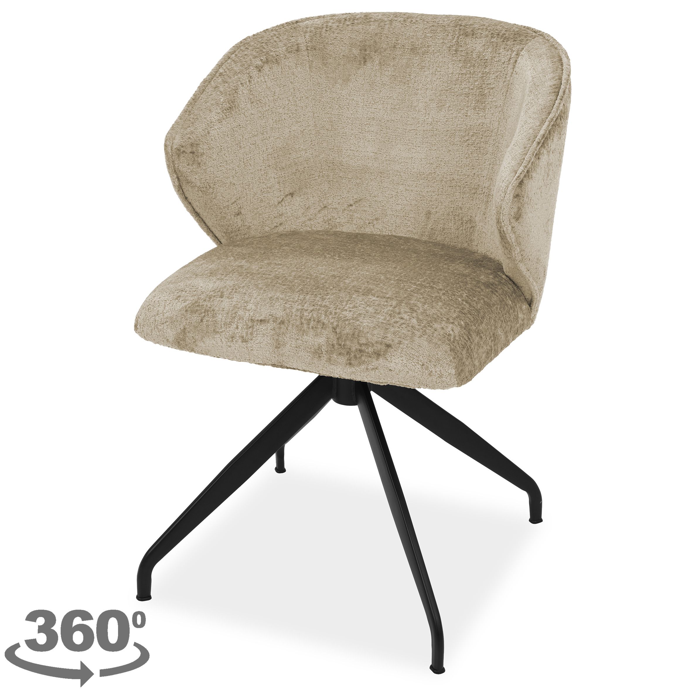 Eetkamerstoel Sassa B56 x D59 x H81 cm
