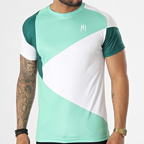 Tee Shirt 045 Jaune Blanc Vert