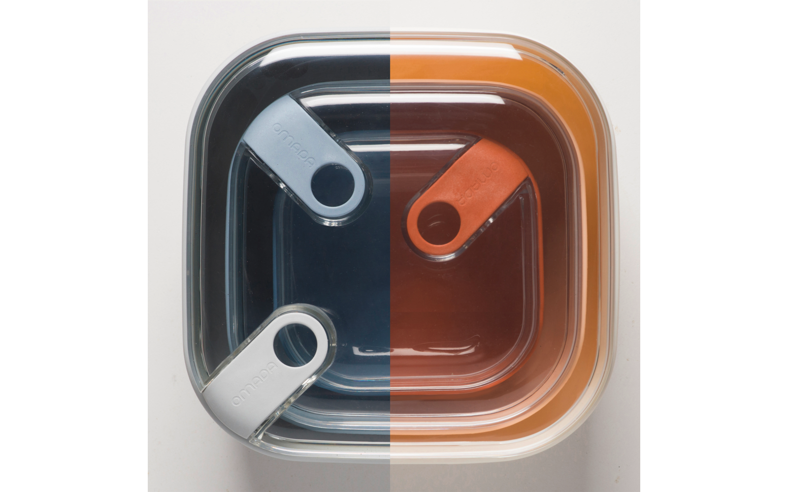 Omada Lunchbox 3er Set blau/grau