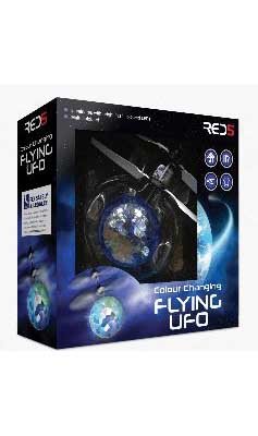 Remote controlled colour changing UFO flyer