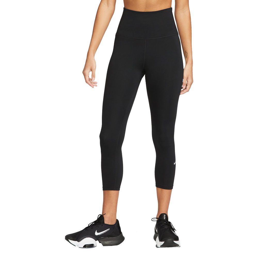 Nike Dri-Fit One 3/4 Tights Damen schwarz