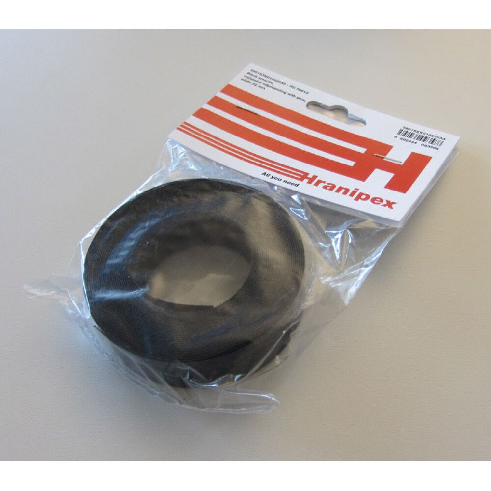 KANTBÅND TIL HYLLEPLATE 22 MM SVART