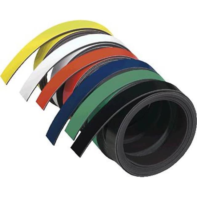 Franken M801-10 Magnettape (L x B) 1 m x 5 mm Sort