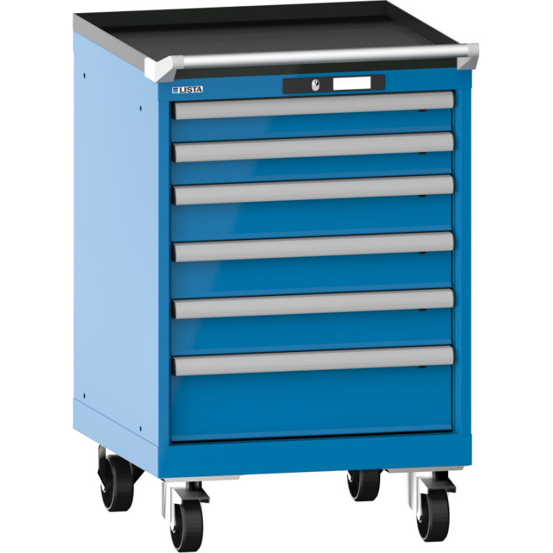 Armoire à tiroirs Lista 27 x 27E  H 89 x L 57,2  x P 72,5 cm 6 tiroirs Key Lock