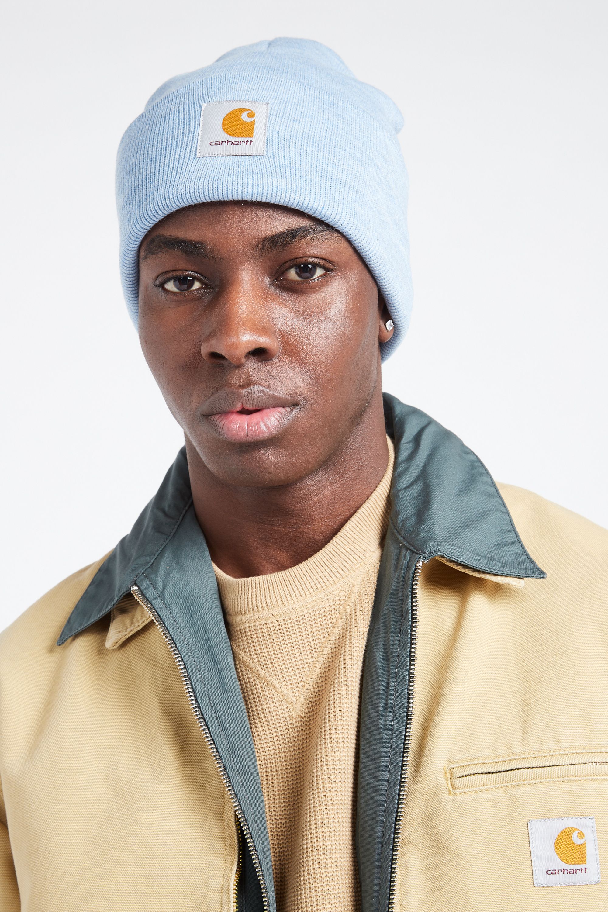 CARHARTT WIP Bonnet Acrylic Watch Hat Bleu
