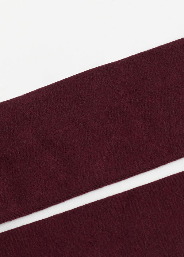 Meia-calça super opaca para meninas com cashmere